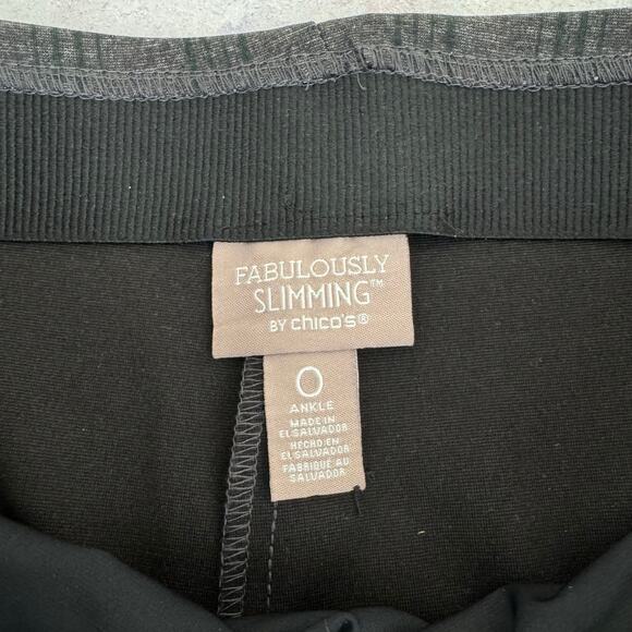 Chico's Size 0 Fabulously Slimming Pull On Pants Women's US 4 Heather Gray - Picture 4 of 9